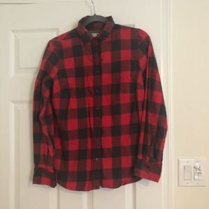 Women’s Jcrew buffalo plaid flannel